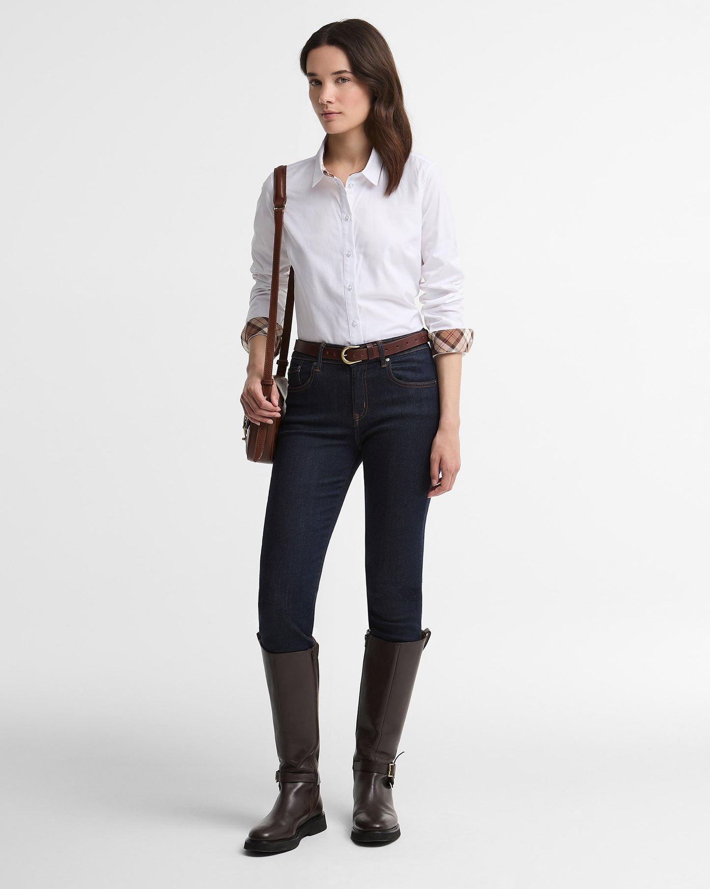 White Derwent Cotton Shirt