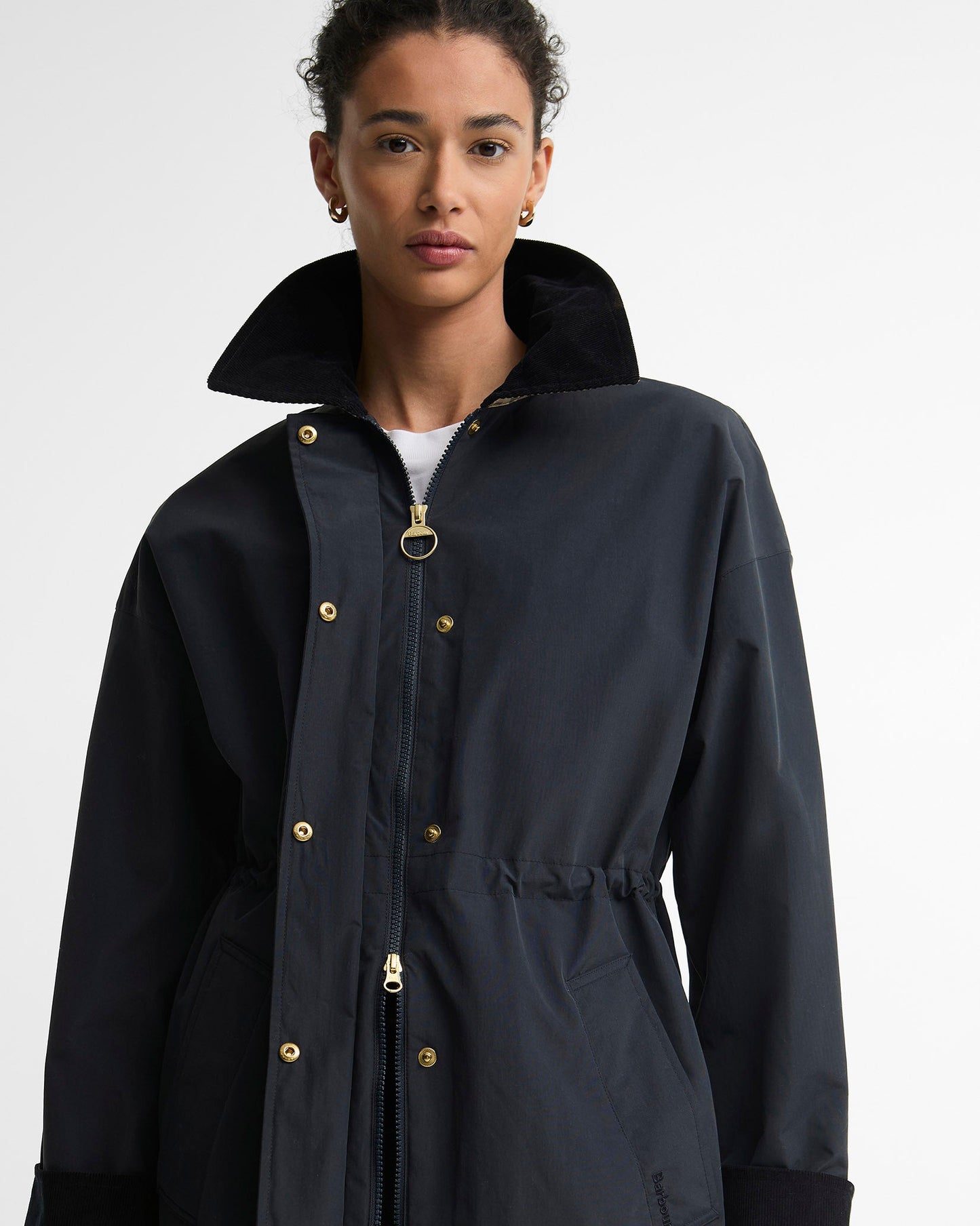 Dark Navy Evelyn Showerproof Jacket