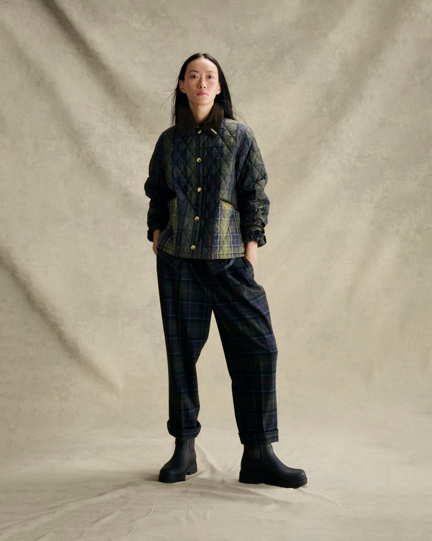 Shadow Classic Tartan Delilah Trousers