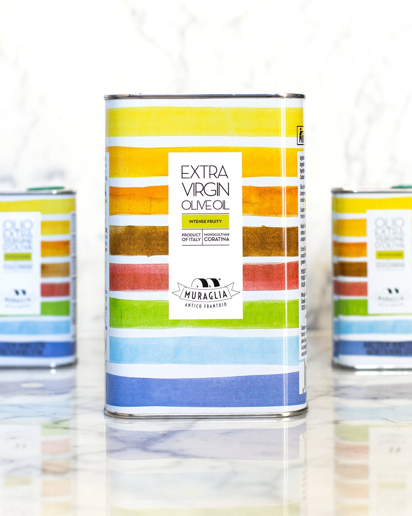 Muraglia Medium Fruity Extra Virgin Olive Oil Rainbow Tin