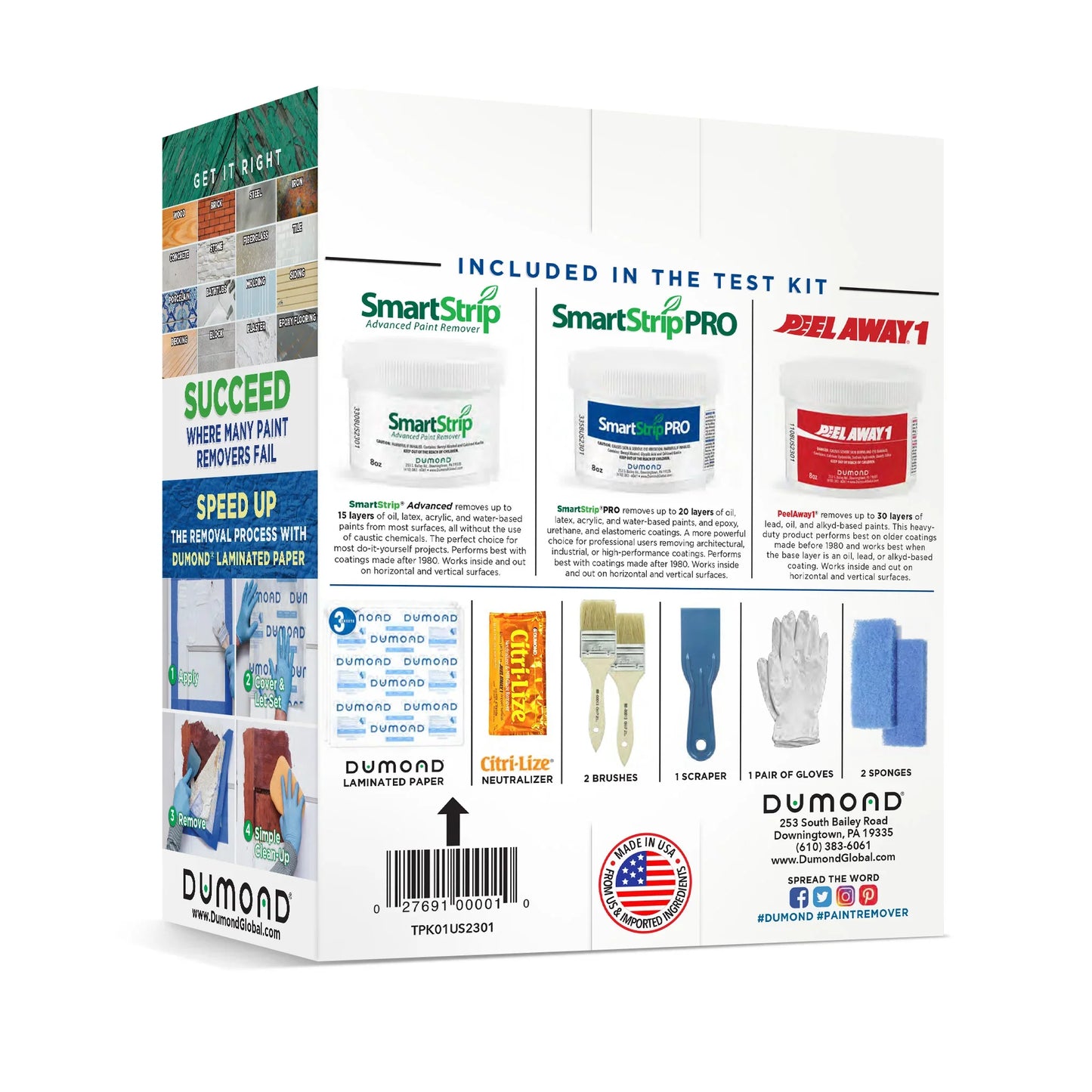 Dumond Paint Removal Test Kit