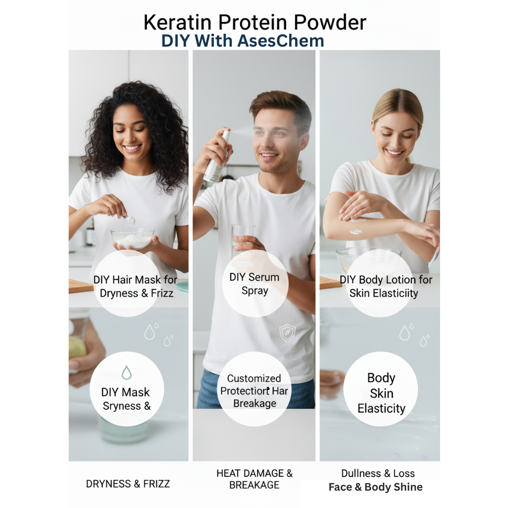 Hydrolysed Keratin Protein Powder (Protein 75-80%)