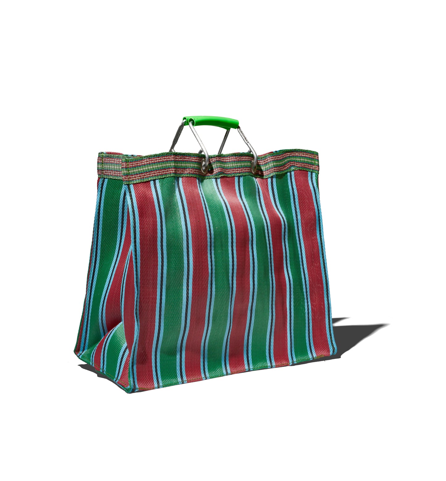 RECYCLED PLASTIC STRIPE BAG SQUARE/D
