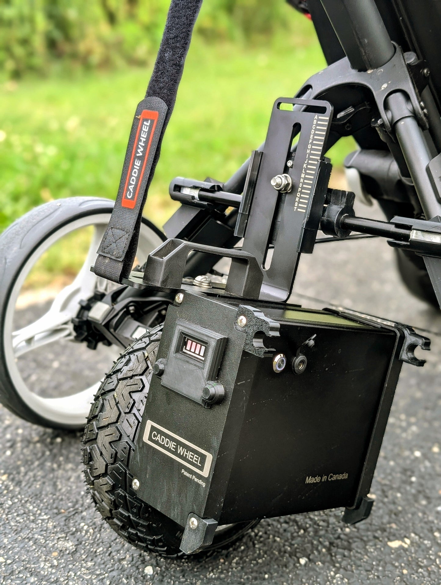 Caddie Wheel + Axglo V2 Golf Push Cart Bundle