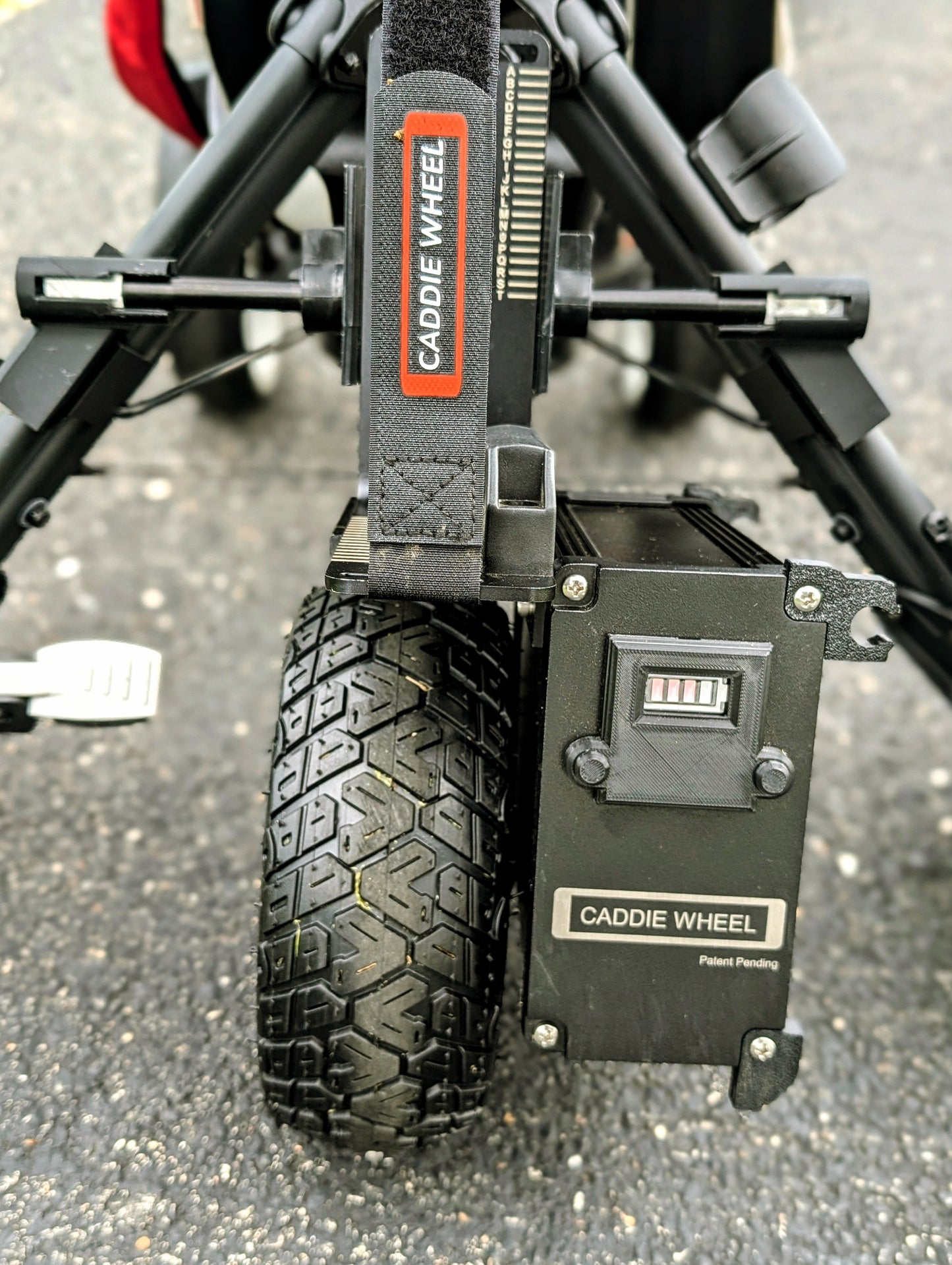 Caddie Wheel + Bag Boy Quad XL Push Cart Bundle