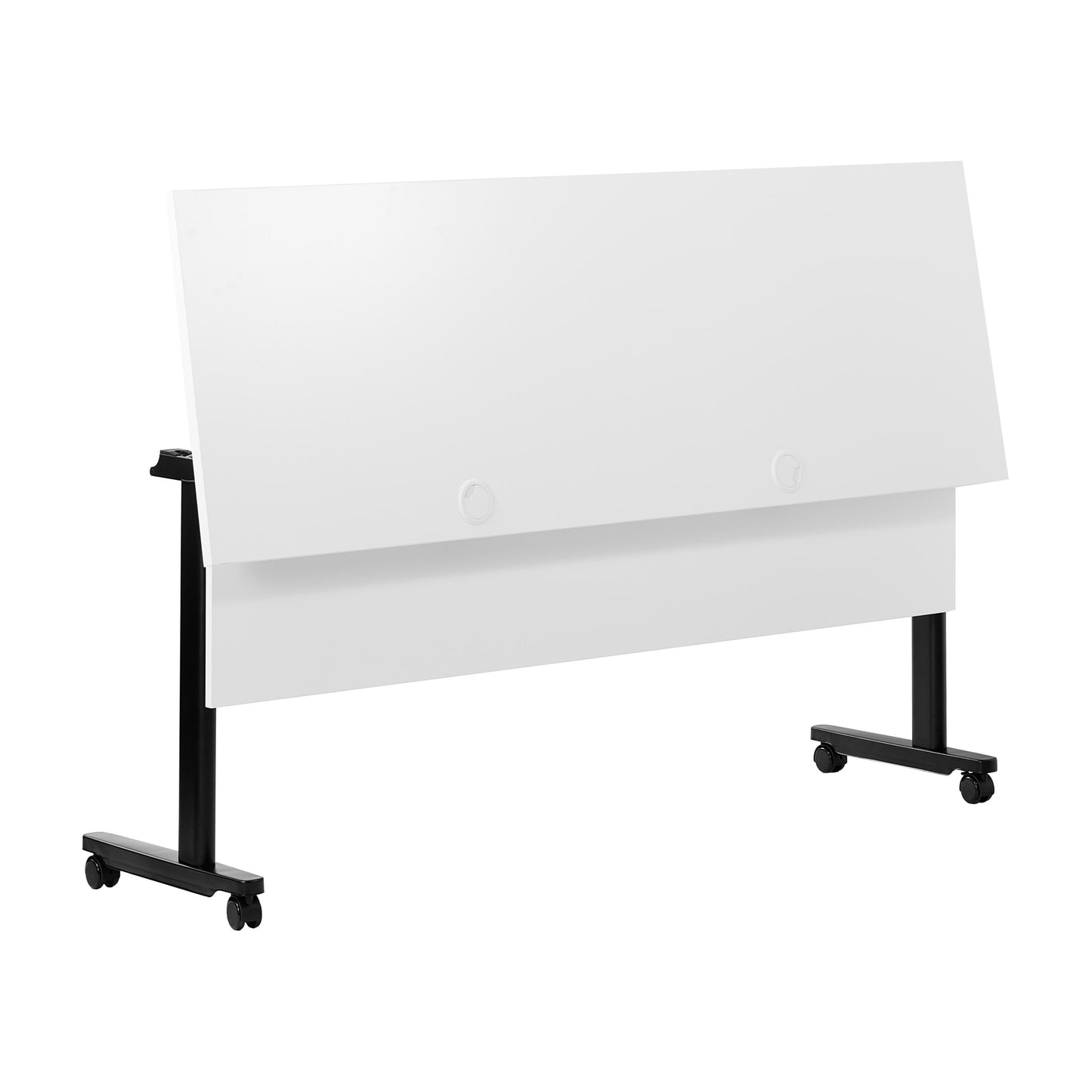 Palmer Commercial Grade Heavy-Duty Nesting Flip Training Table with T-Legs, Modesty Panel, Tabletop, and Frame
