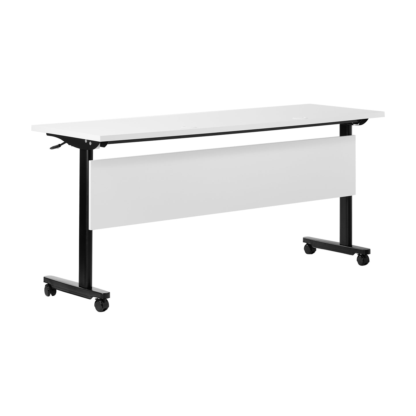Palmer Commercial Grade Heavy-Duty Nesting Flip Training Table with T-Legs, Modesty Panel, Tabletop, and Frame