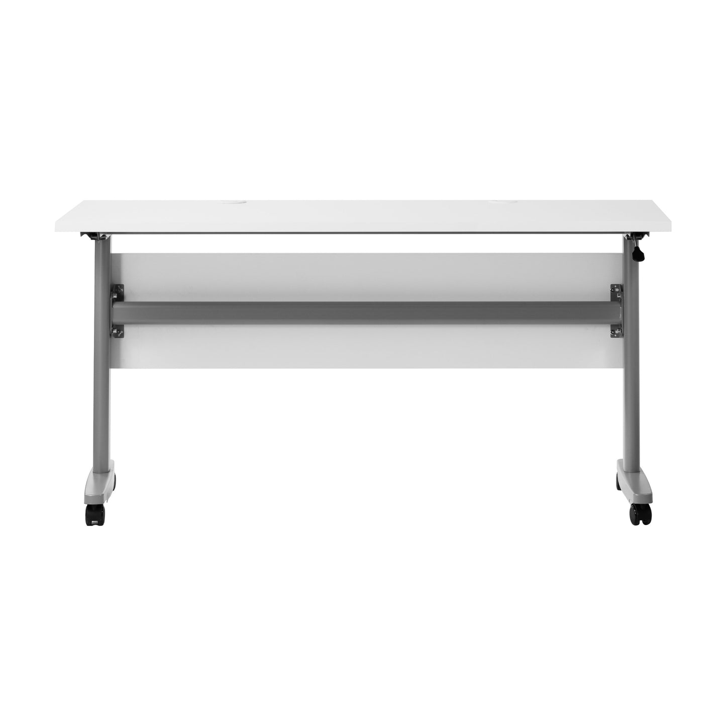 Palmer Commercial Grade Heavy-Duty Nesting Flip Training Table with T-Legs, Modesty Panel, Tabletop, and Frame