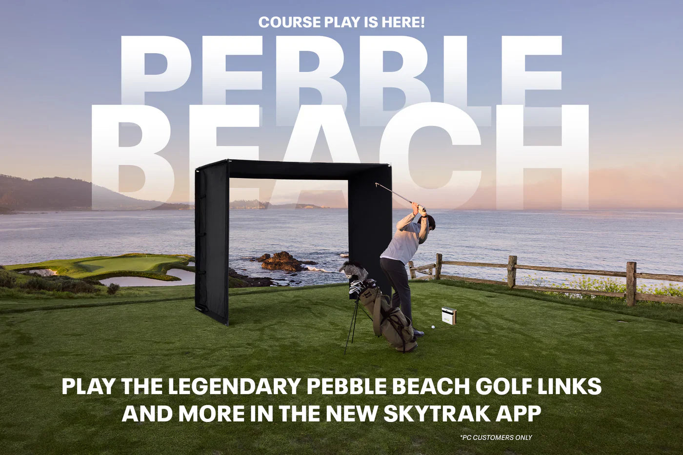 SkyTrak+ Golf Simulator Studio Pro