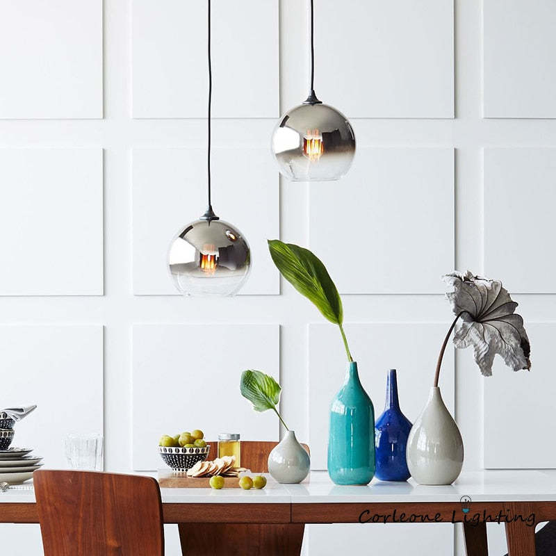 Pendant Light Frosted Acrylic E27 LED Indoor Hanging Ceiling Light