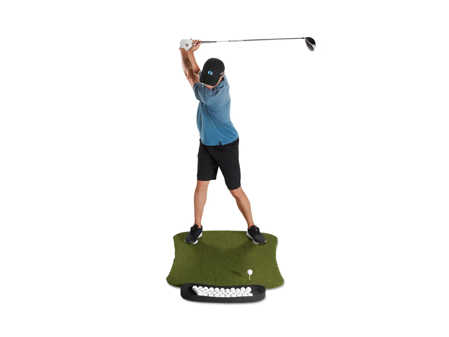 Fiberbuilt Performance Turf Series Hourglass Golf Mat Kit - 5'X3'
