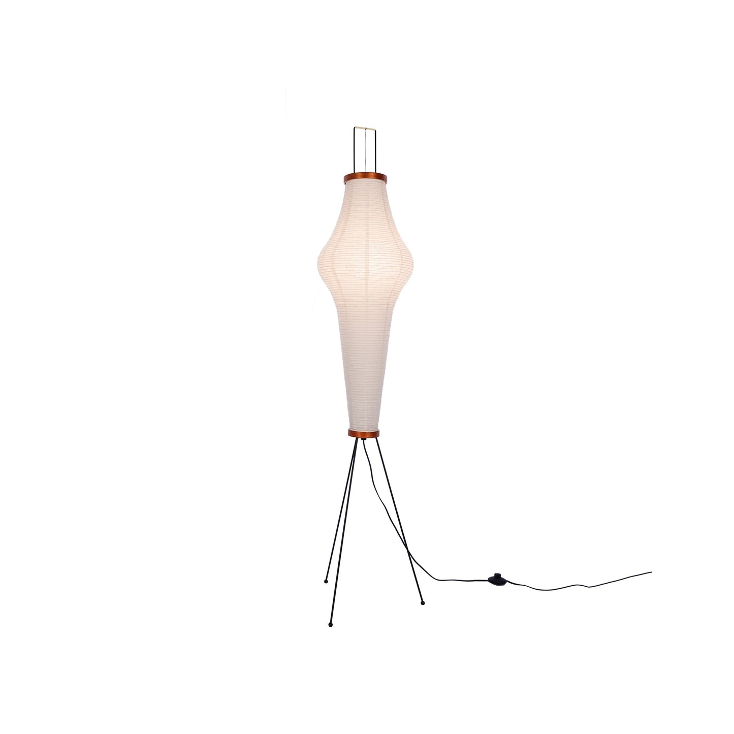 Rice Paper Floor Lamp With Tripod Stand