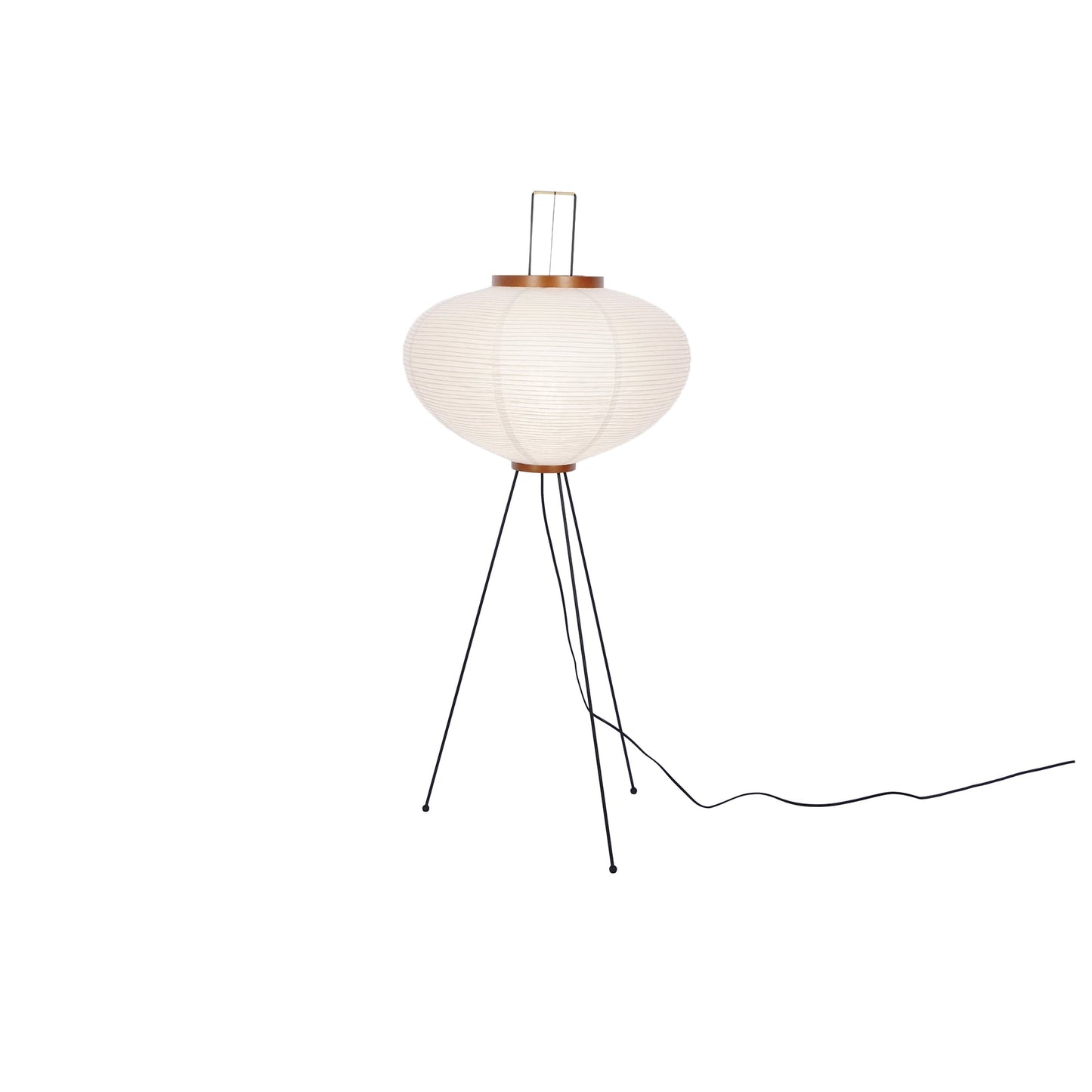 Rice Paper Floor Lamp With Tripod Stand
