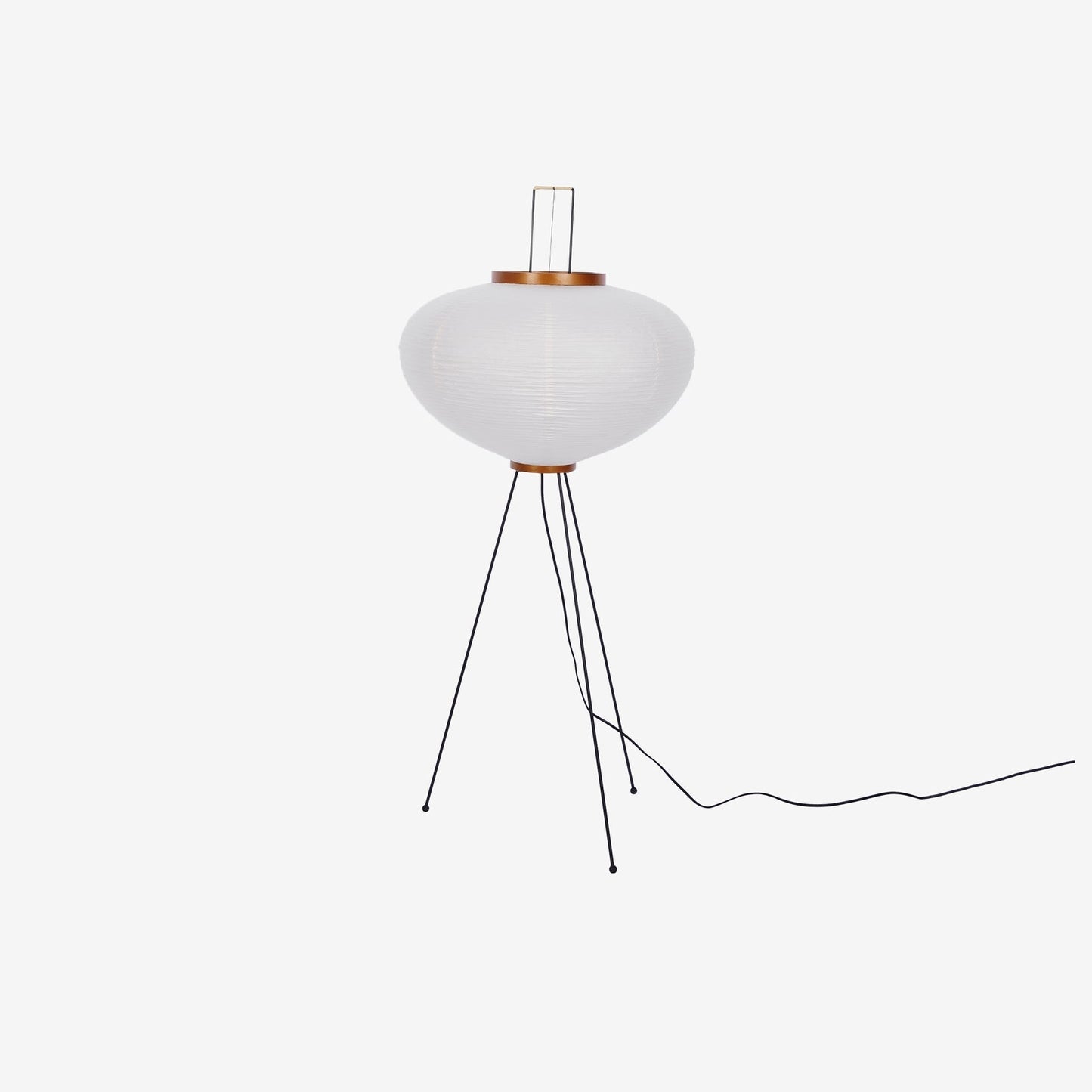 Rice Paper Floor Lamp With Tripod Stand
