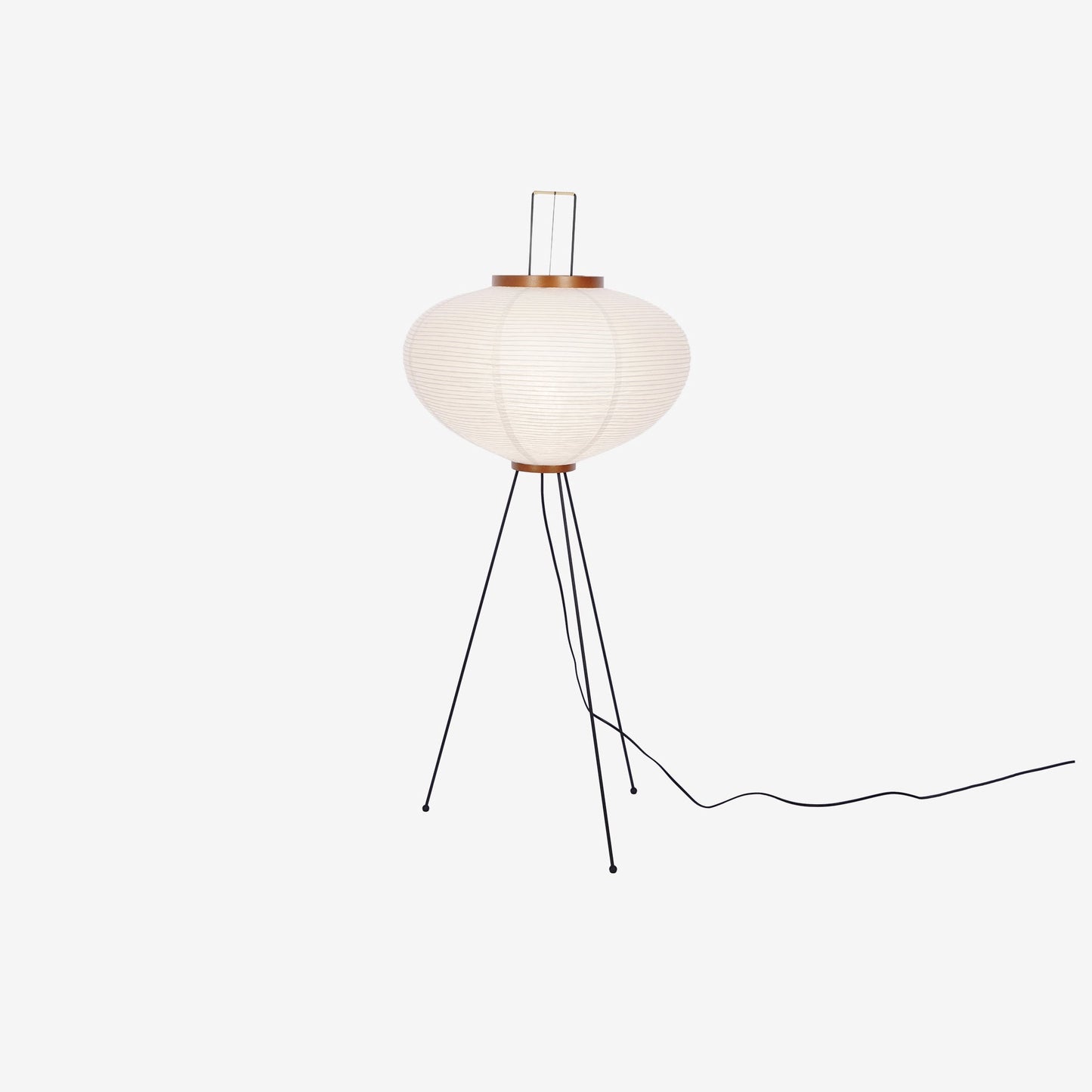 Rice Paper Floor Lamp With Tripod Stand