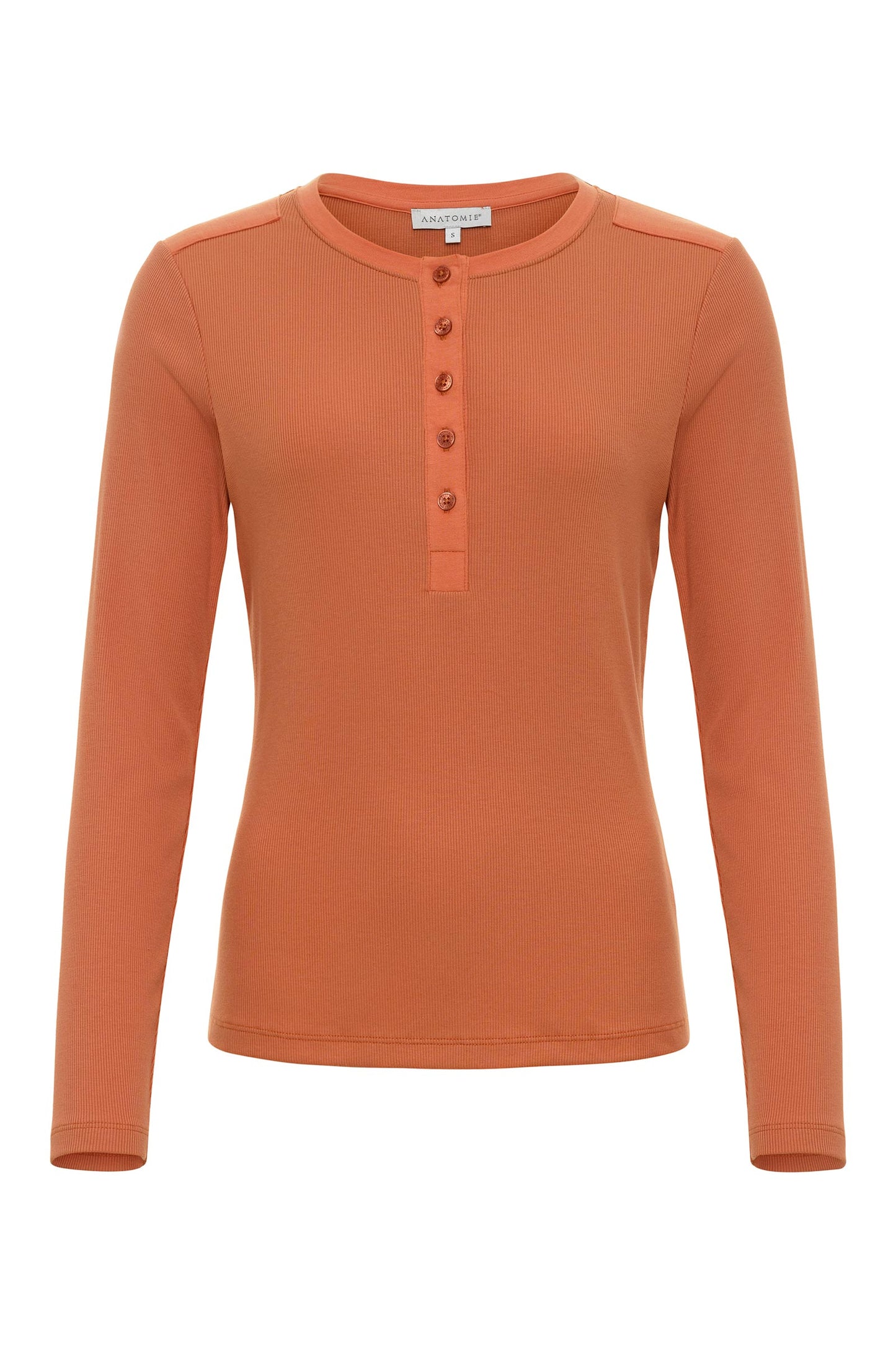 Polina Ribbed Henley Top