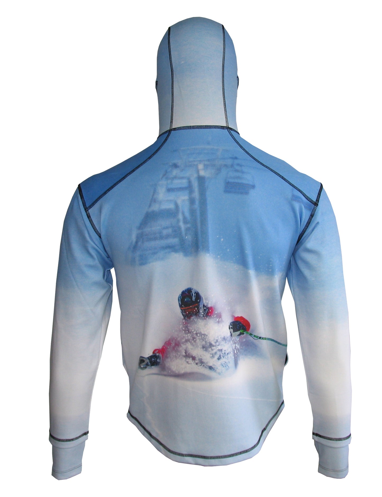 Pow 2 Heavyweight 1/4-Zip FlexShell Mountain Hoodie