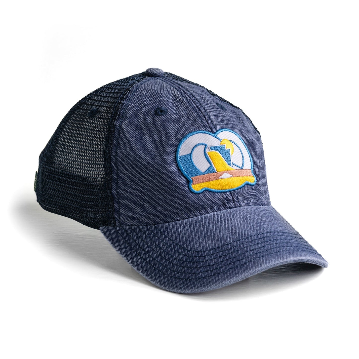 The Pretzel: Pennsylvania Hat | Low-Profile Snapback Trucker Pretzel Patch Hat