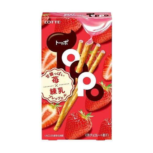 LOTTE Toppo Strawberry Cookie 72g