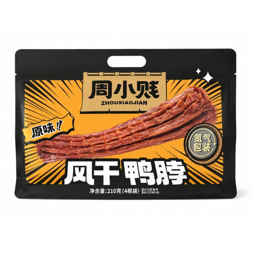 ZHOUXIAOJIAN Air-Dried Duck Neck Original Flavor 210g