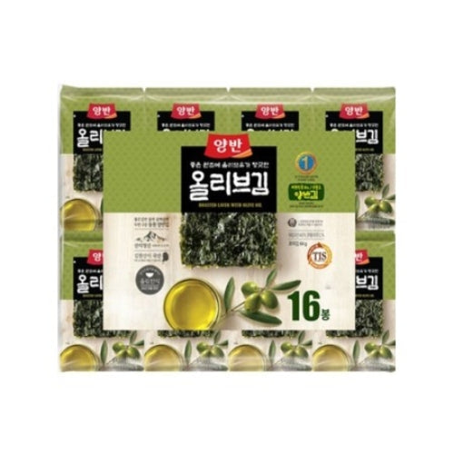 DONGWON Oilve Oil Seaweed Snack 16pcs