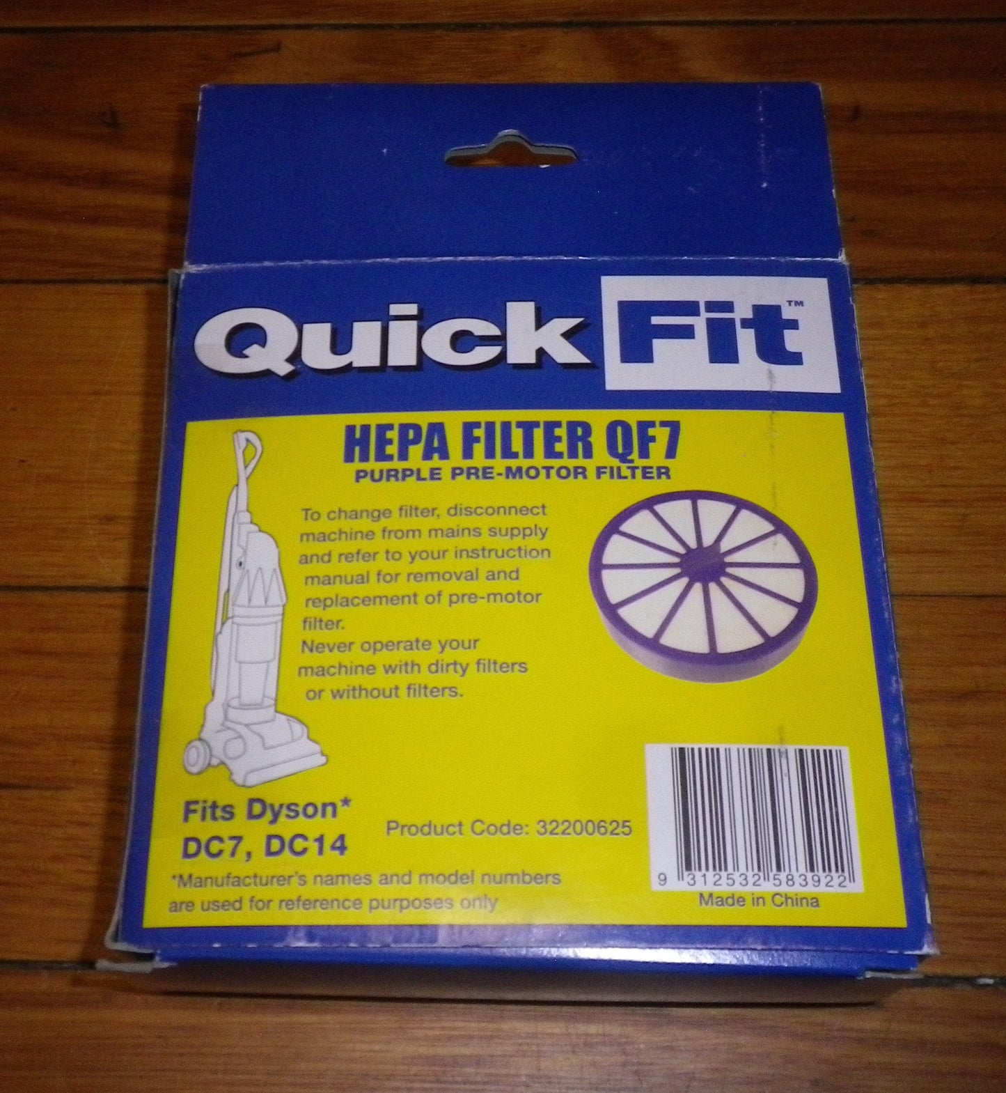Dyson DC07, DC14 Vacuum Cleaner Hepa Post Motor Filter - Part # QF7