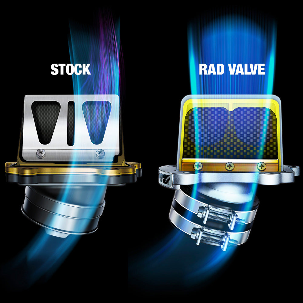 Boyesen RAD Valve HIGH TORQUE - Performance Intake (Low/Mid Range Power)