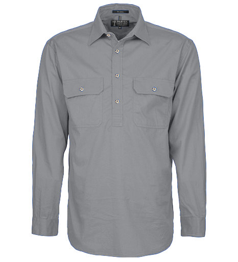 Men's Pilbara Closed Front L/S Shirt