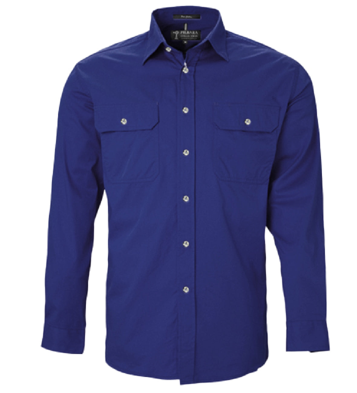 Men's Pilbara Open Front L/S Shirt