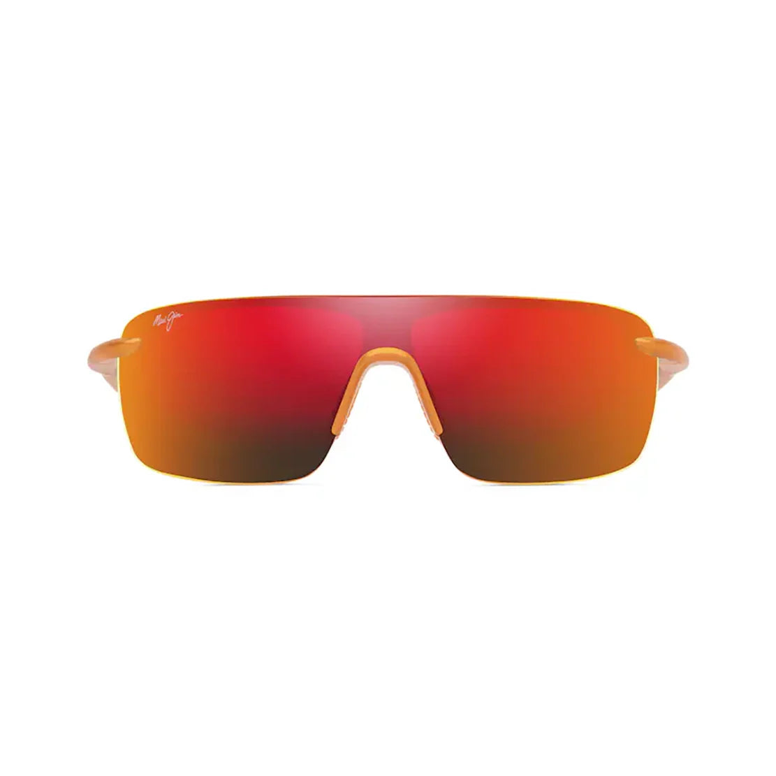 MAUI JIM Pālulu Sunglasses Metal Matte Orange| HAWAII LAVA