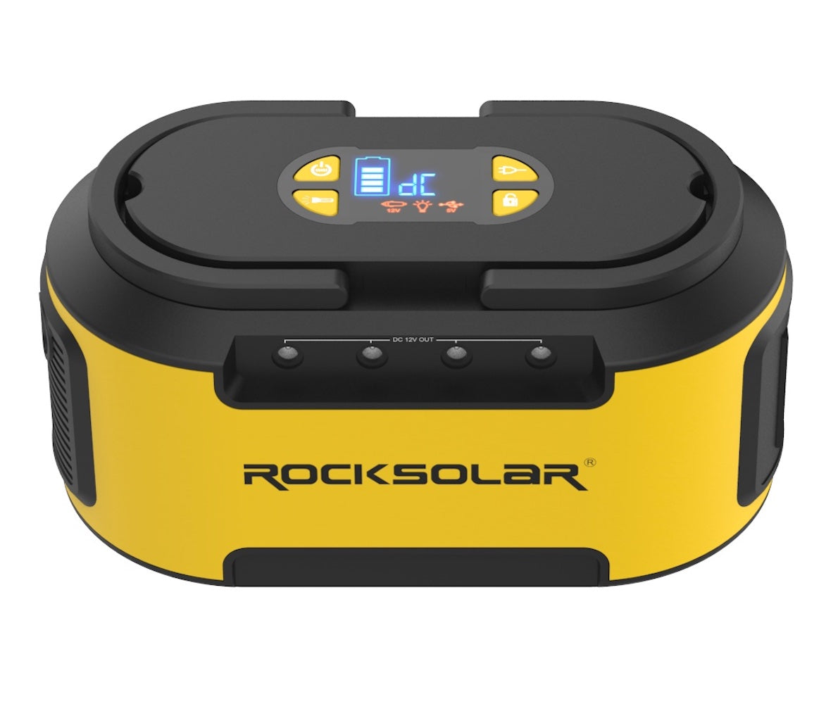 ROCKSOLAR Ready 200W Portable Power Station - Lithium Battery and Solar Generator