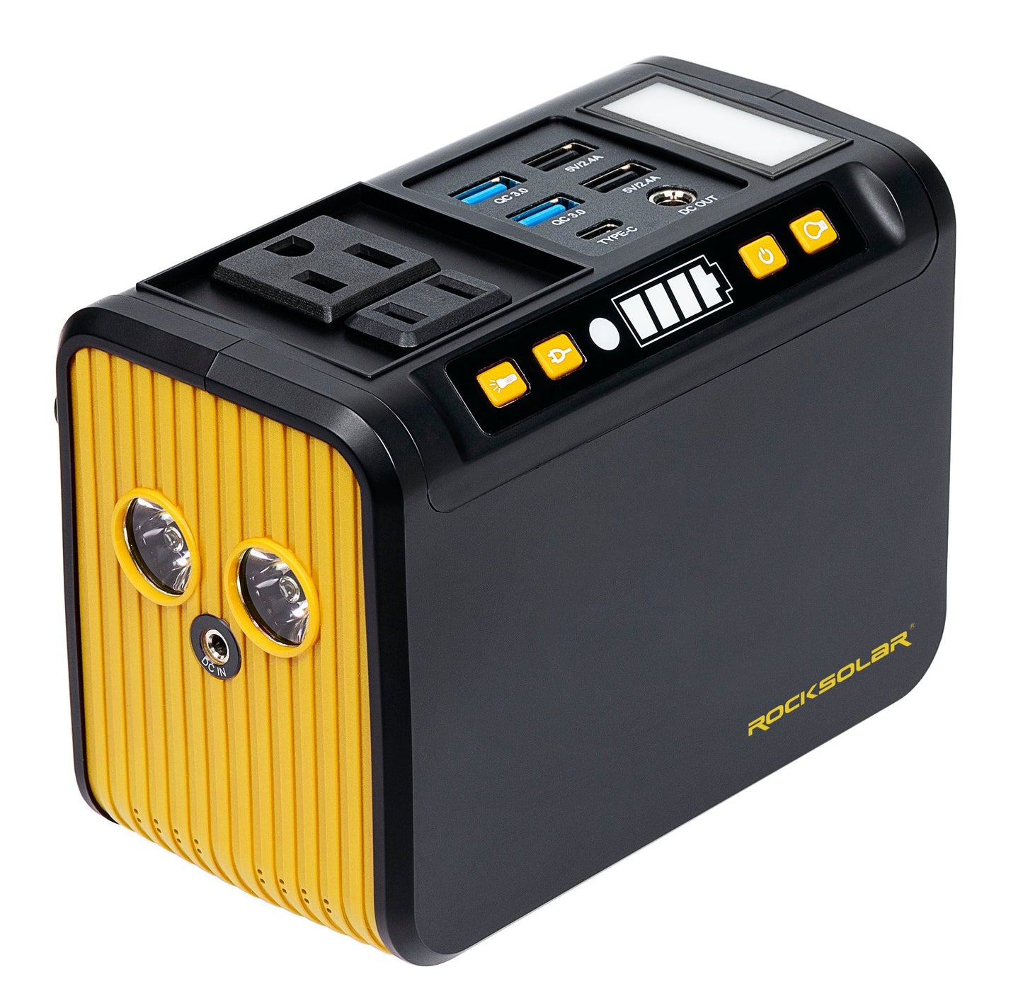ROCKSOLAR Weekender 80W Portable Power Station - Lithium Battery and Solar Generator