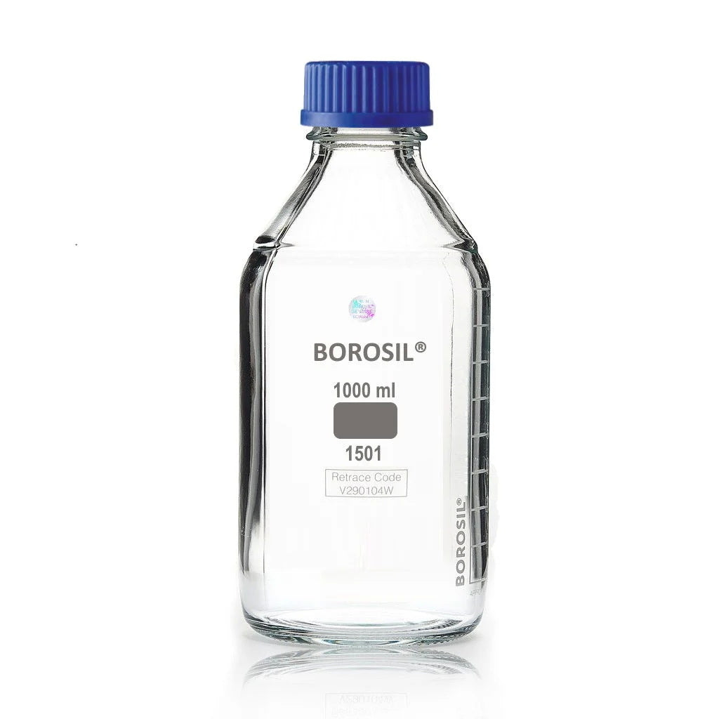 Reagent Bottle Glass With Screw Cap Borosil
