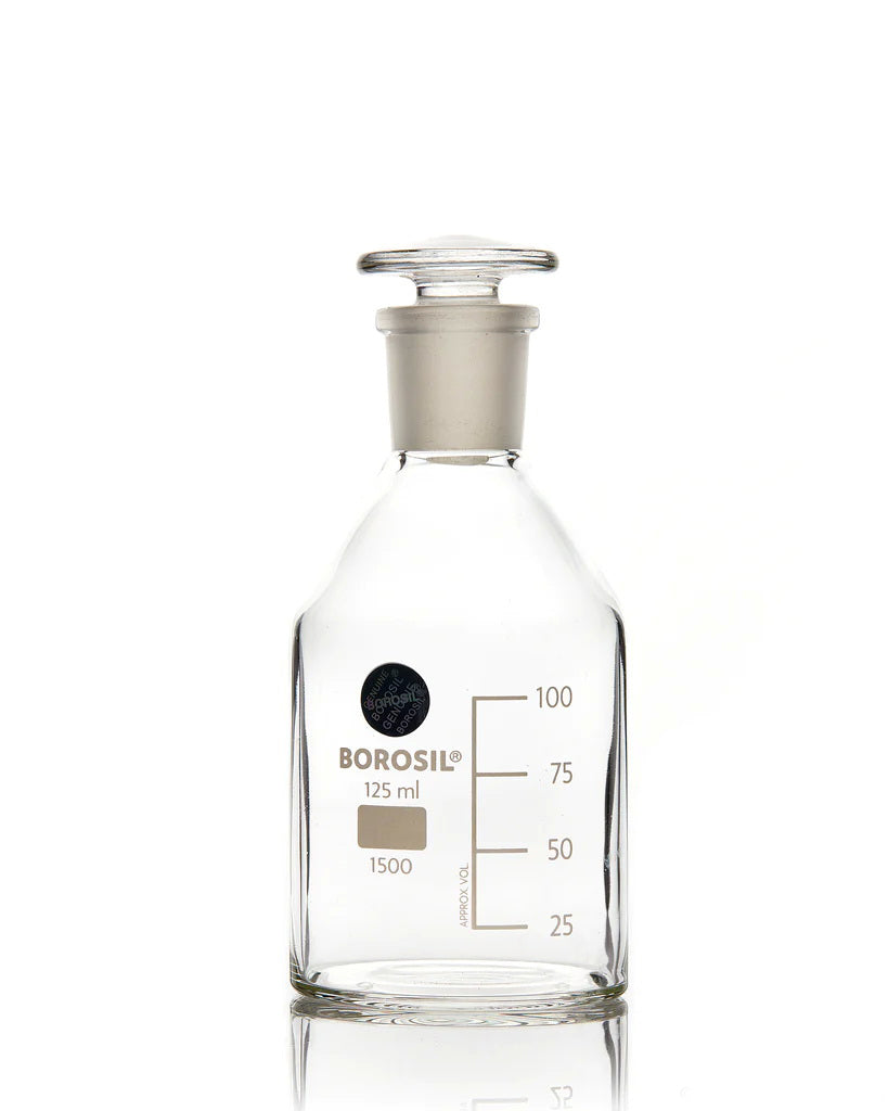 Reagent Bottle Glass with Glass Stopper Borosil