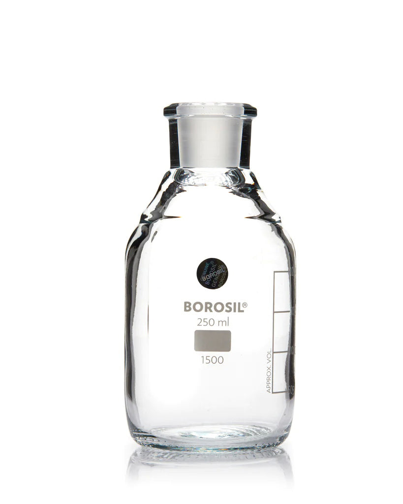 Reagent Bottle Glass with Glass Stopper Borosil