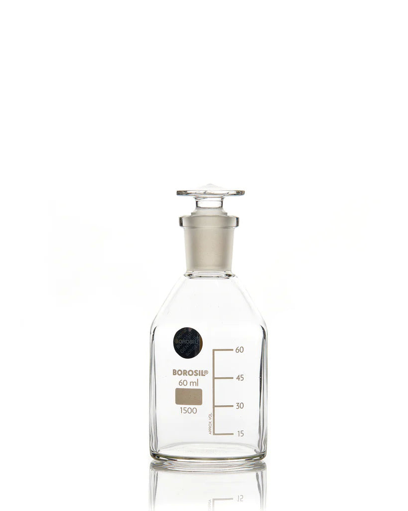 Reagent Bottle Glass with Glass Stopper Borosil