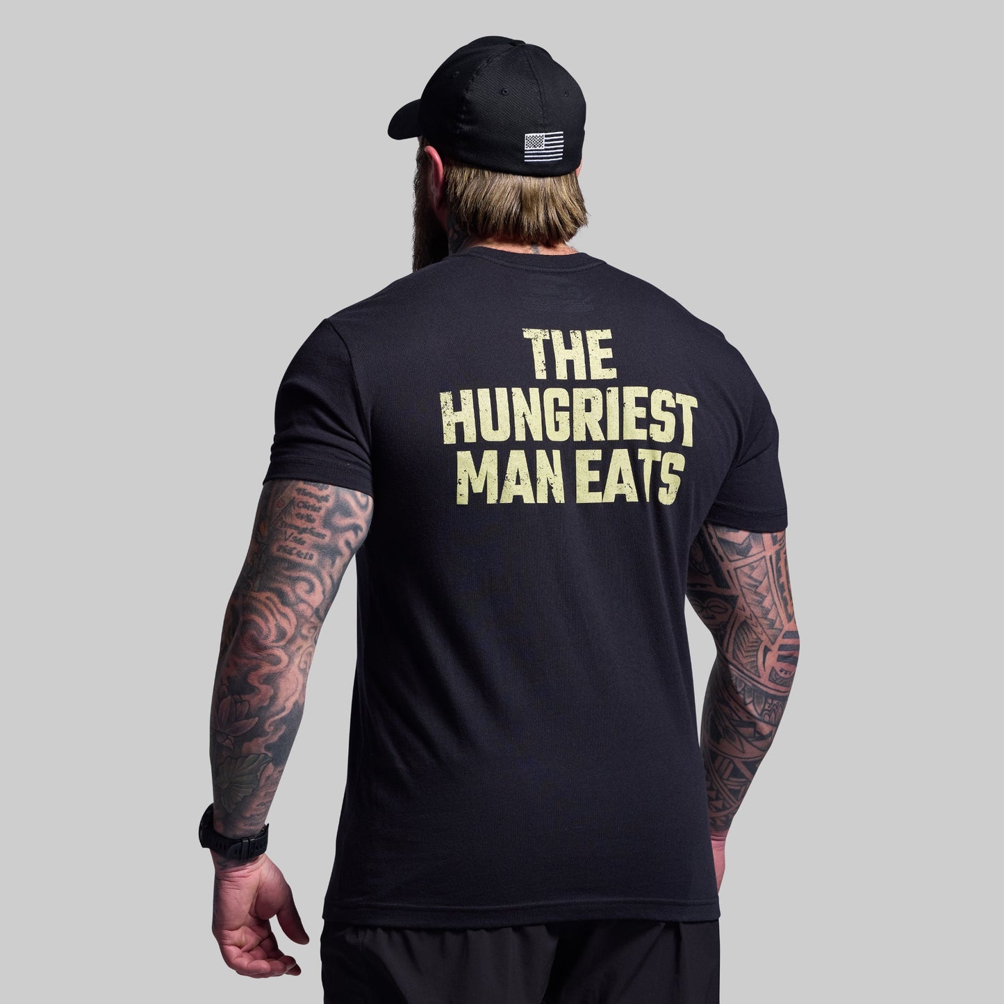 Hungriest Man Eats Tee (Black)
