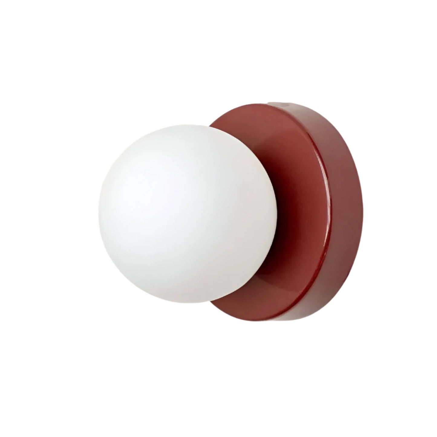 Nordic Round Glass Wall Light LED Light With Globe Shade