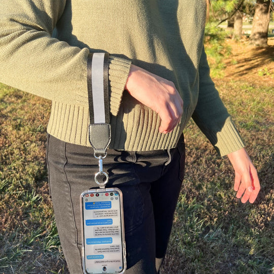 Clip & Go Strap with Pouch Reflective Collection