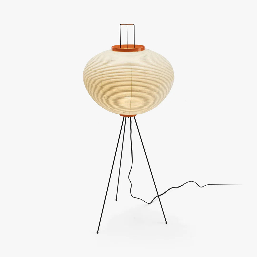 Rice Paper Floor Lamp With Tripod Stand