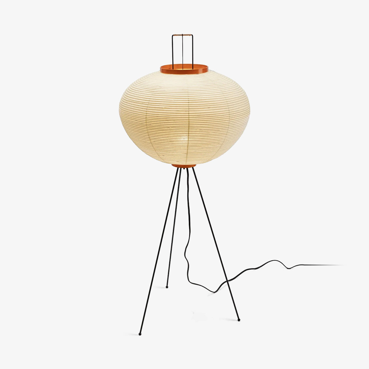 Rice Paper Floor Lamp With Tripod Stand