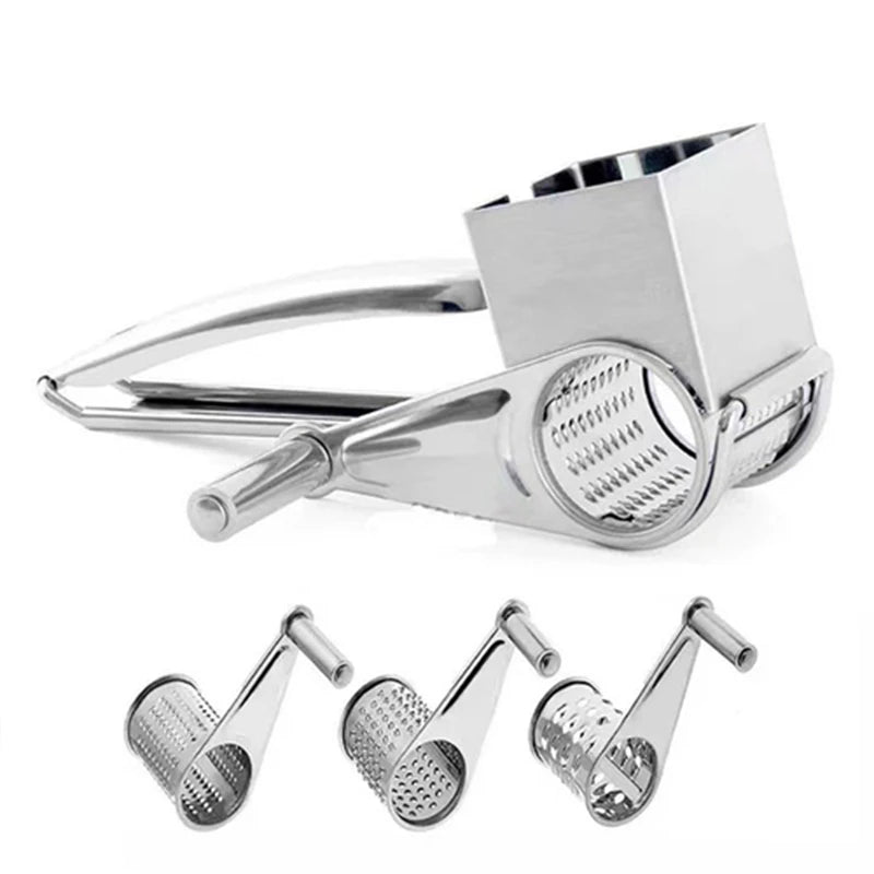 Rotary Cheese Grater Interchangeable Drum Design