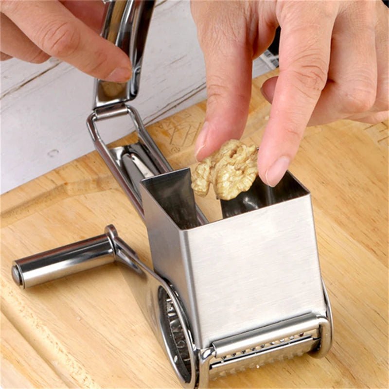 Rotary Cheese Grater Interchangeable Drum Design