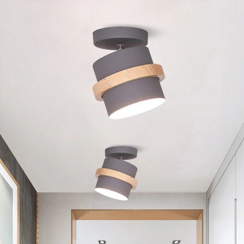Rotating Flush Mount Ceiling Light LED Dimmable