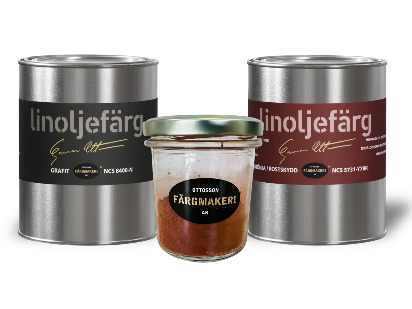 Swedish Linseed Oil Paint - For Rust Protection