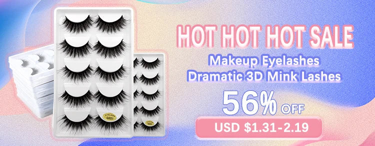 3/10 Pairs Half Lashes Makeup Natural Long Cat Eye Lashes Dramatic False Eyelashes