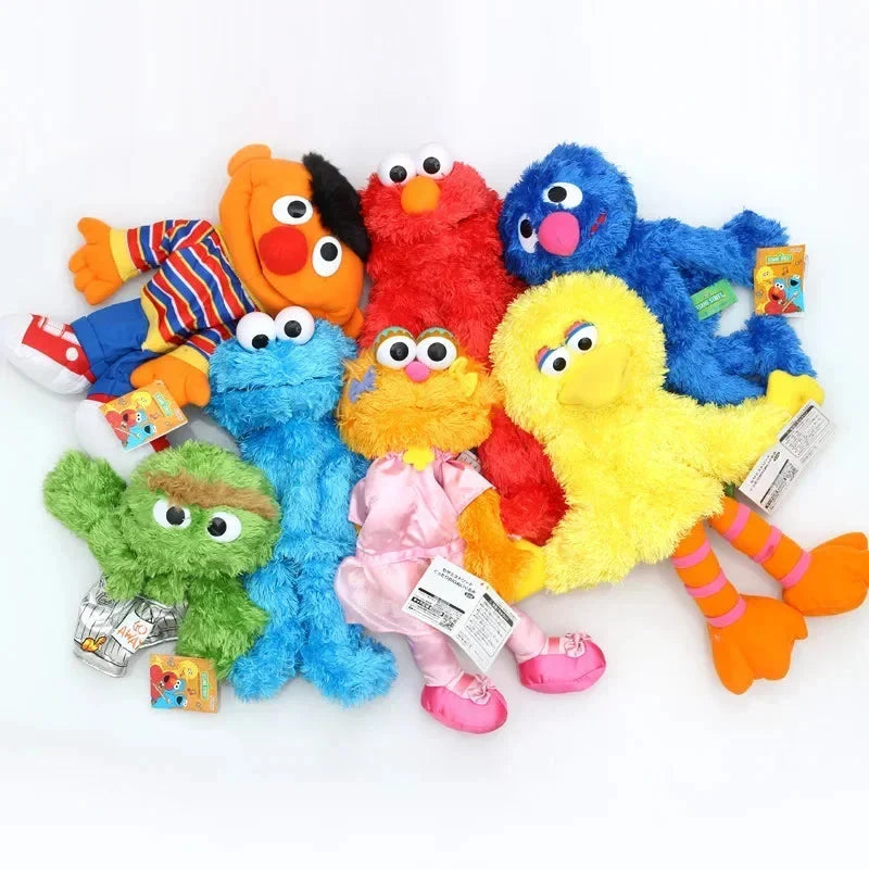 Sesame Street Hand Puppets - Soft Plush Dolls for Creative Play and Imagination