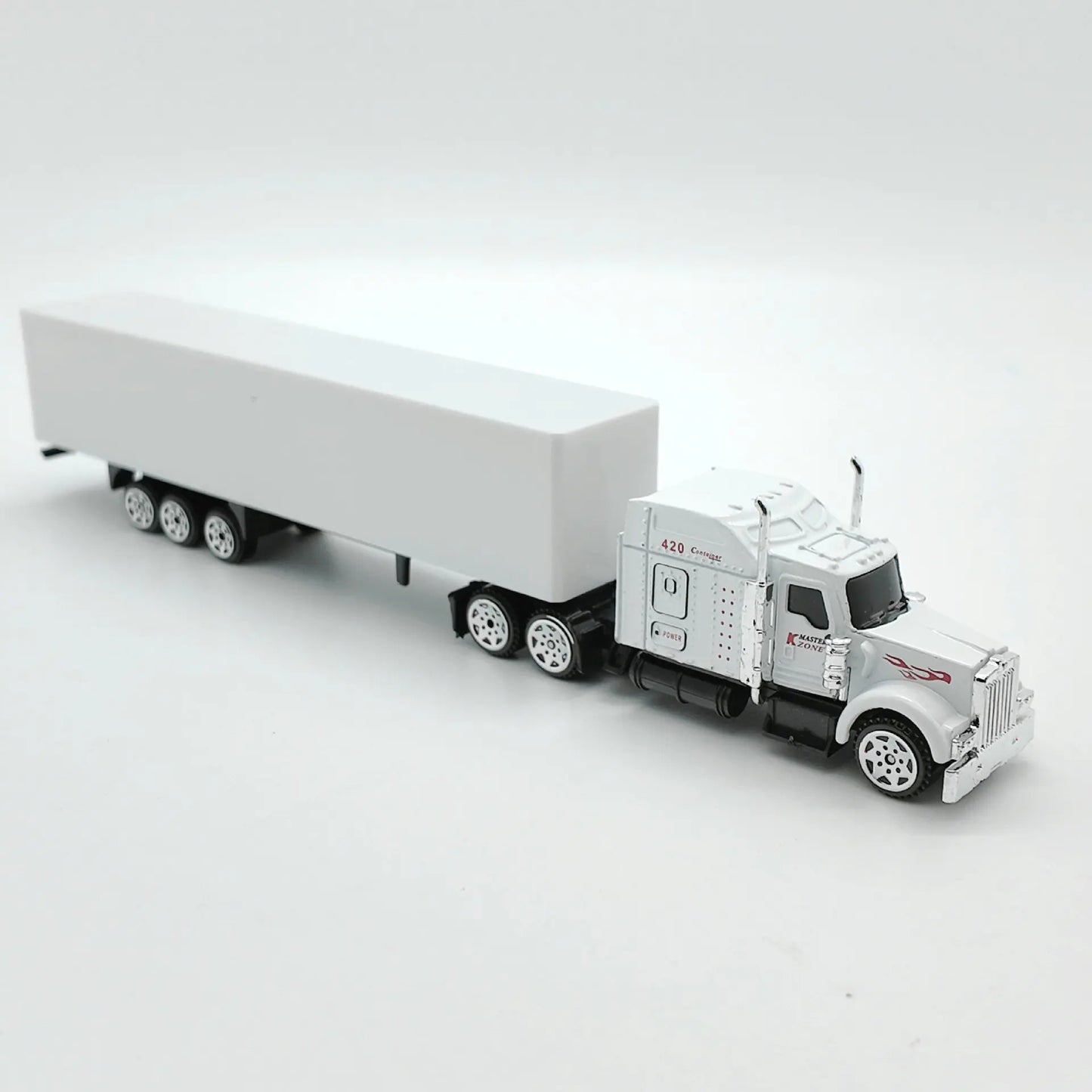 1:87 Simulation American Truck Toy Model 23.5cm Realistic American Transport Container Truck Diecast Model Boy Gifts