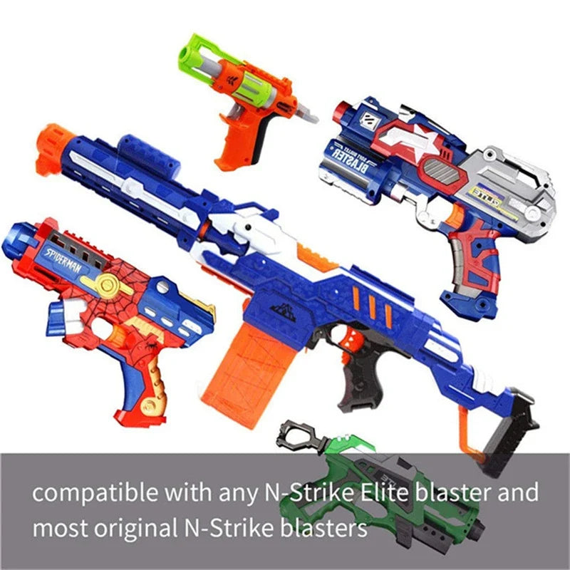 FRENSIT Blue Round Head Bullets 7.2cm for Nerf N-strike Elite Series Blasters Foam EVA Refill Darts Kids Toy Guns Accessories