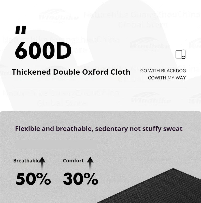 Blackdog Leisure Coffee Chair Portable Casual Folding Chair 600D Thick Double-Layer Oxford Cloth Camping Fishing Wood Armchair Bearing 120kg Seat